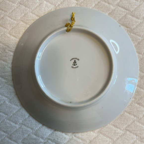 Set of 4 Porsgrund Norway plates, blue & white, scenes of Norway, fjord reindeer - Picture 9 of 11